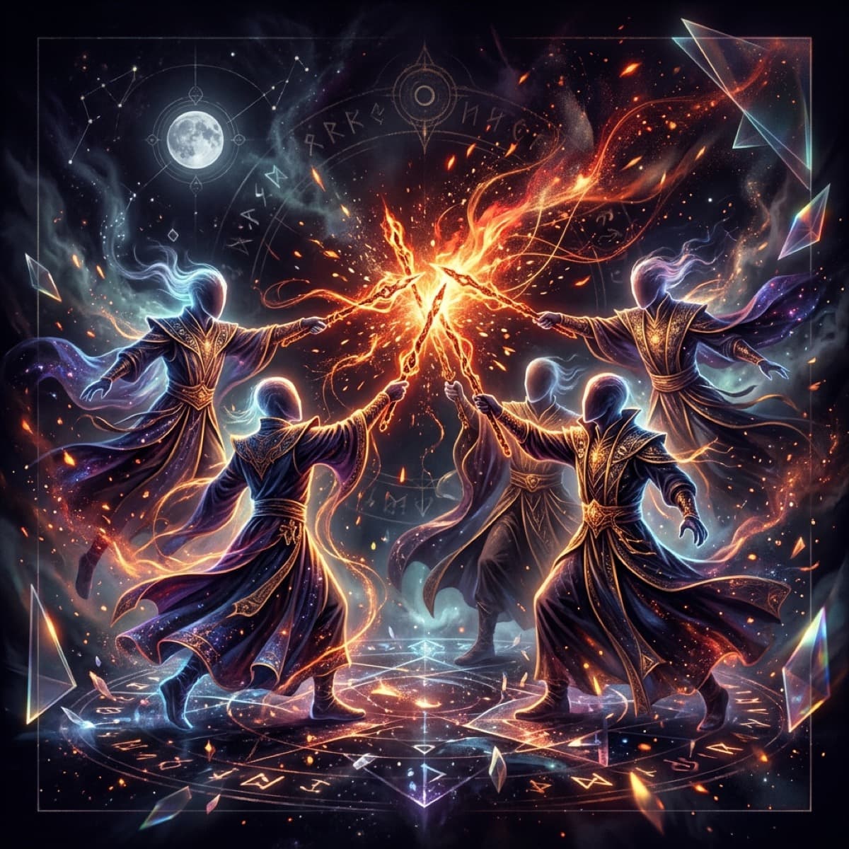 Five of Wands